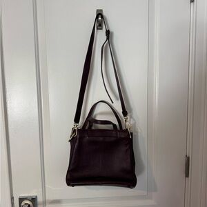 Cole Haan Dark Burgundy Crossbody Bag